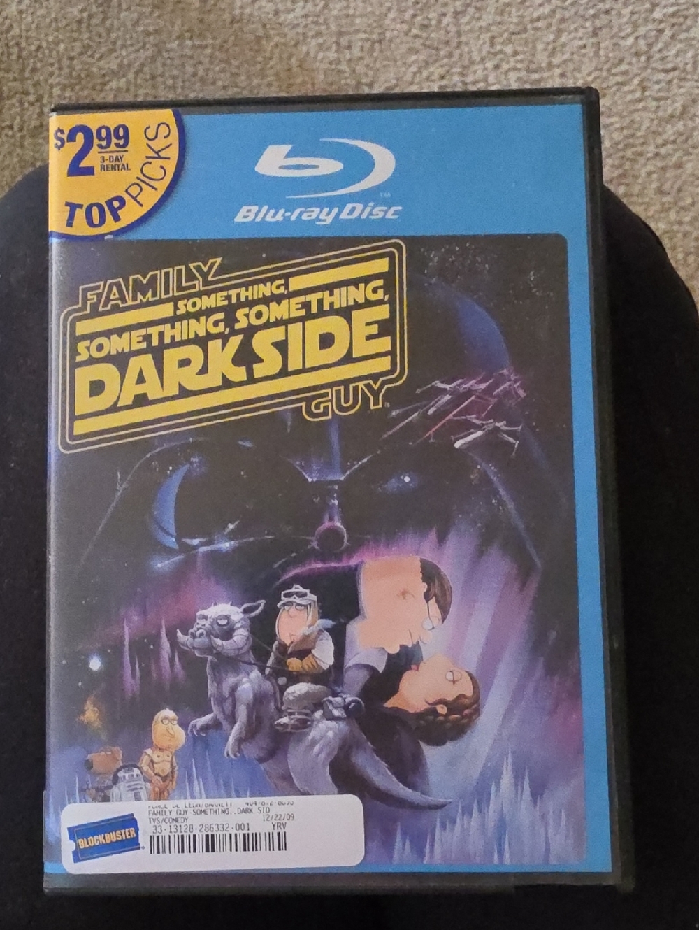 Blu-ray Disc: Family Something Something Dark Side Guy - Blue Cover